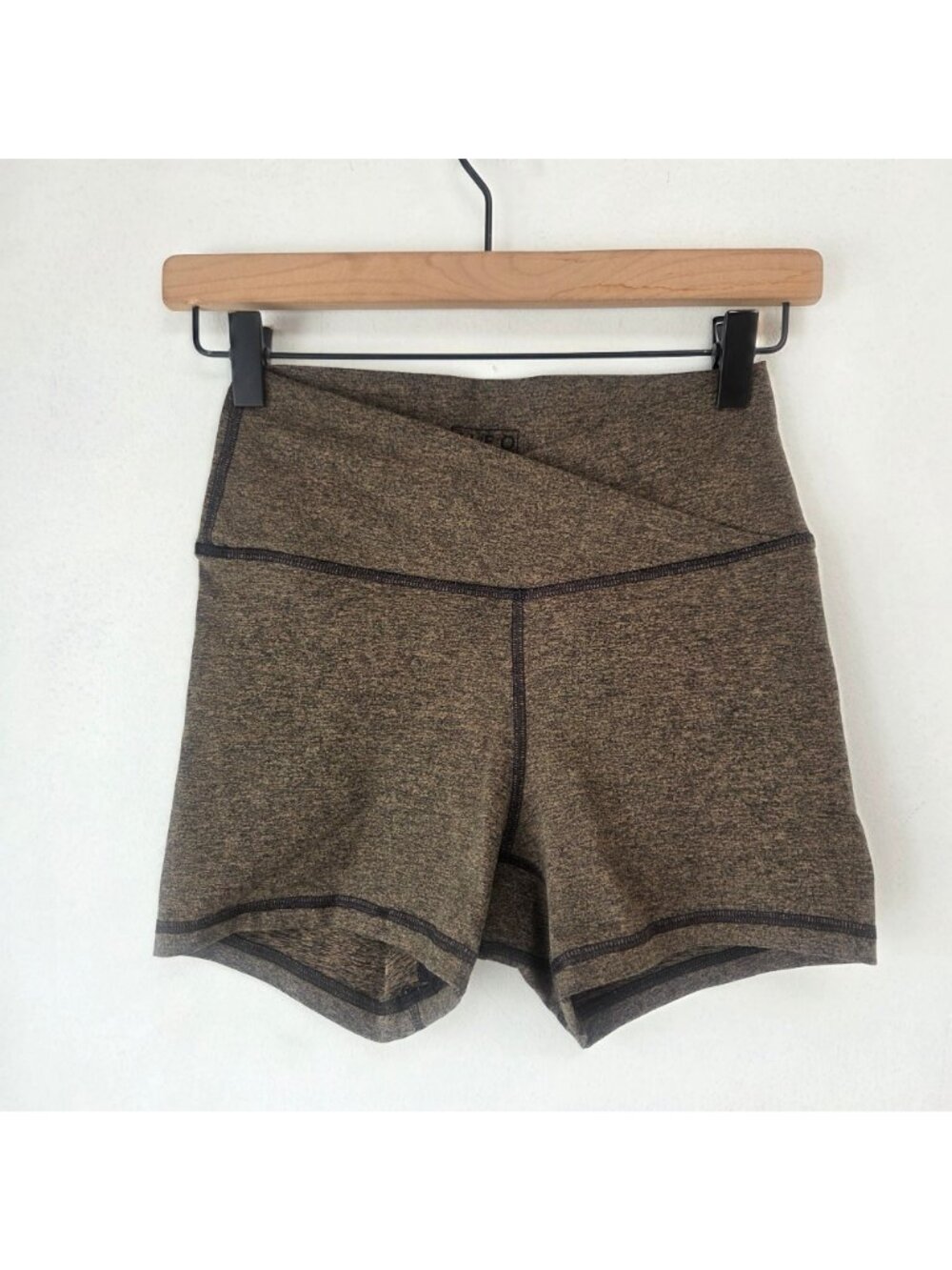 BUNDLE (2) FLEO High Rise Biker Shorts Running Blue Green Women's S - Picture 5 of 7